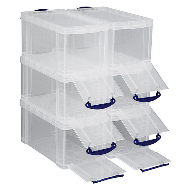8 Litre Boxes With Drop Down Door Stacked