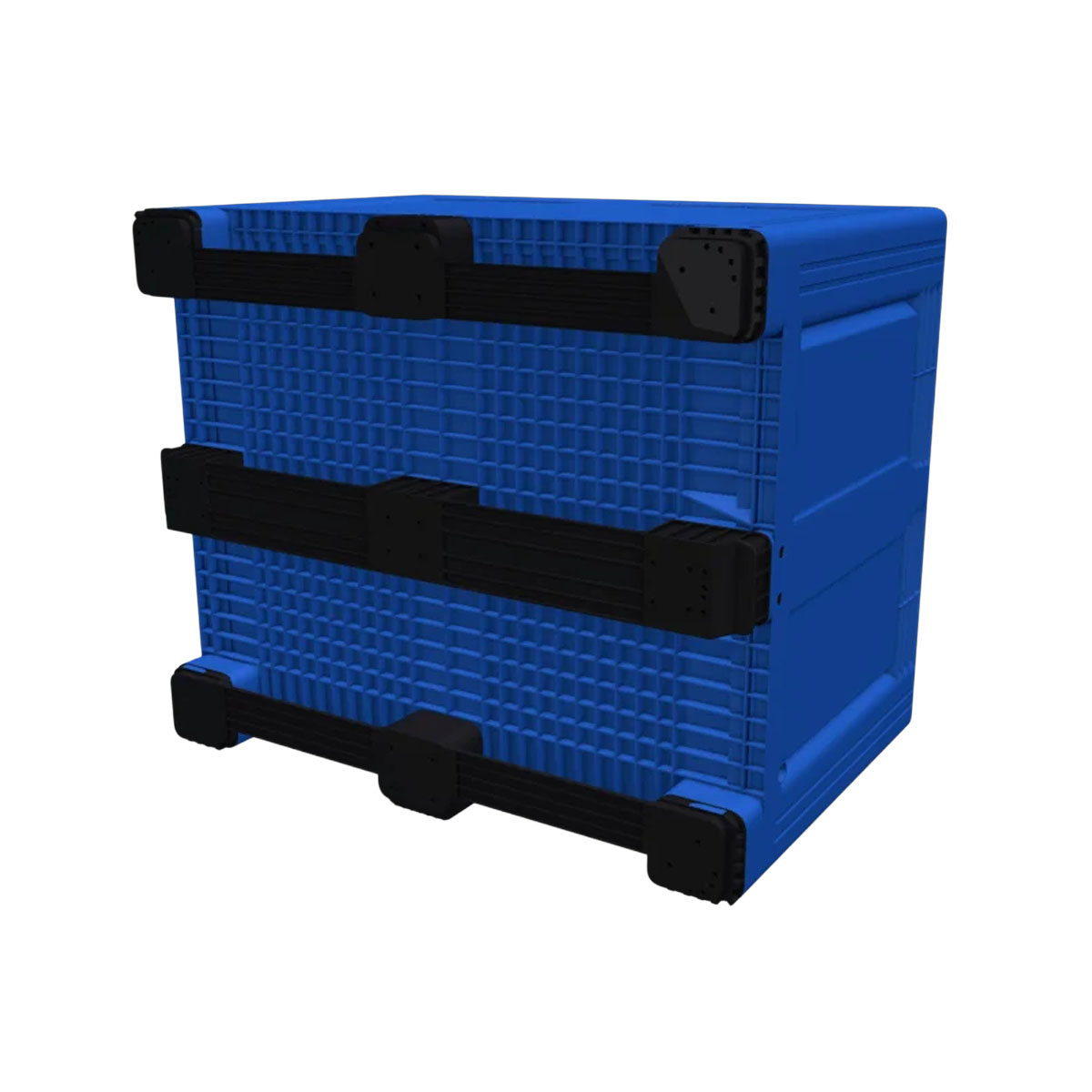 Large Plastic Pallet Box with 3 Runners Base