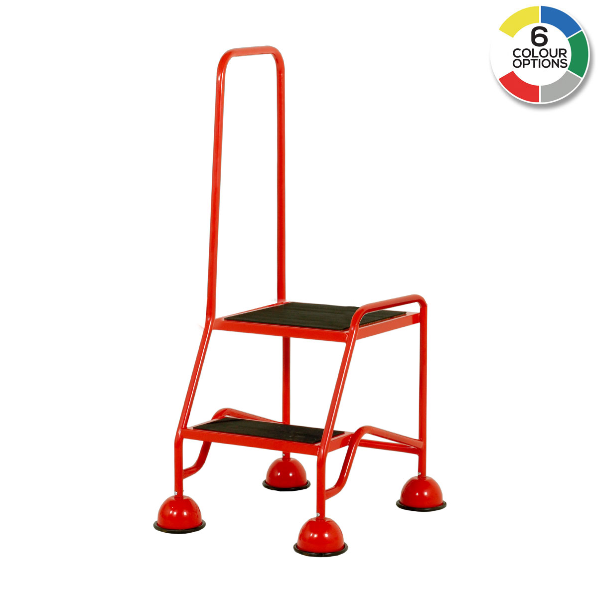 Steps with Single Handrail - 2 Treads