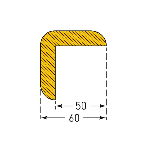Edge Protection Foam Right Angle 60 x 60mm