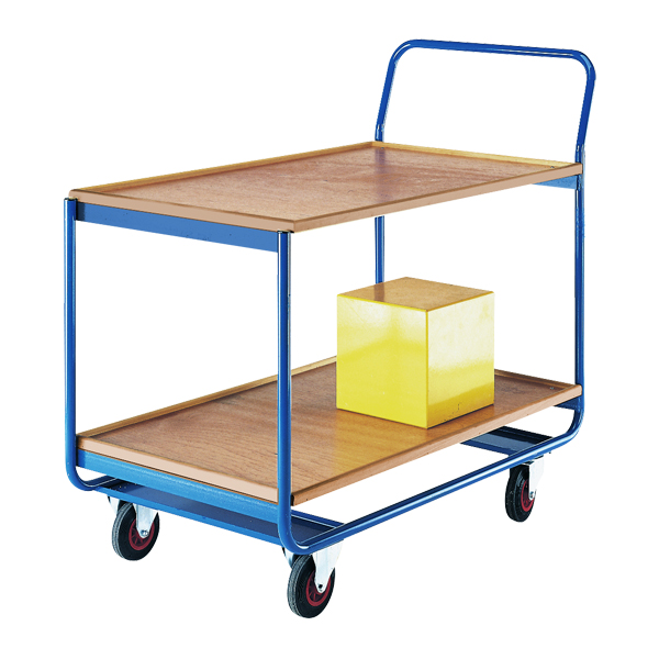 Trolley with 2 Plywood Shelves
