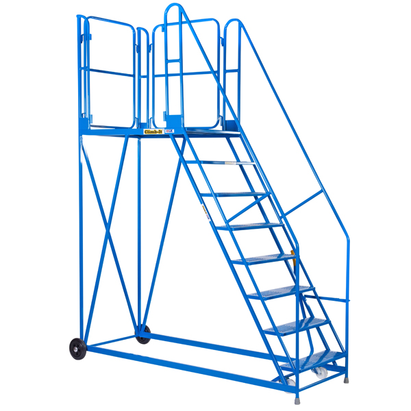 Climb-It Work Platform - Standard Incline In Blue