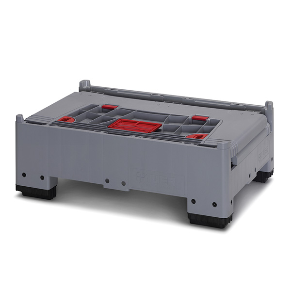 PLASKLK 1208 Economy Range Folding Pallet Box 700 Litre