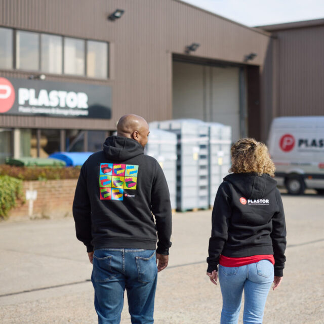 Outside Plastor's Warehouse in Oxfordshire